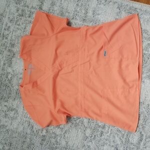 ✔️Grey’s Anatomy Women’s Orange Scrub Top XL